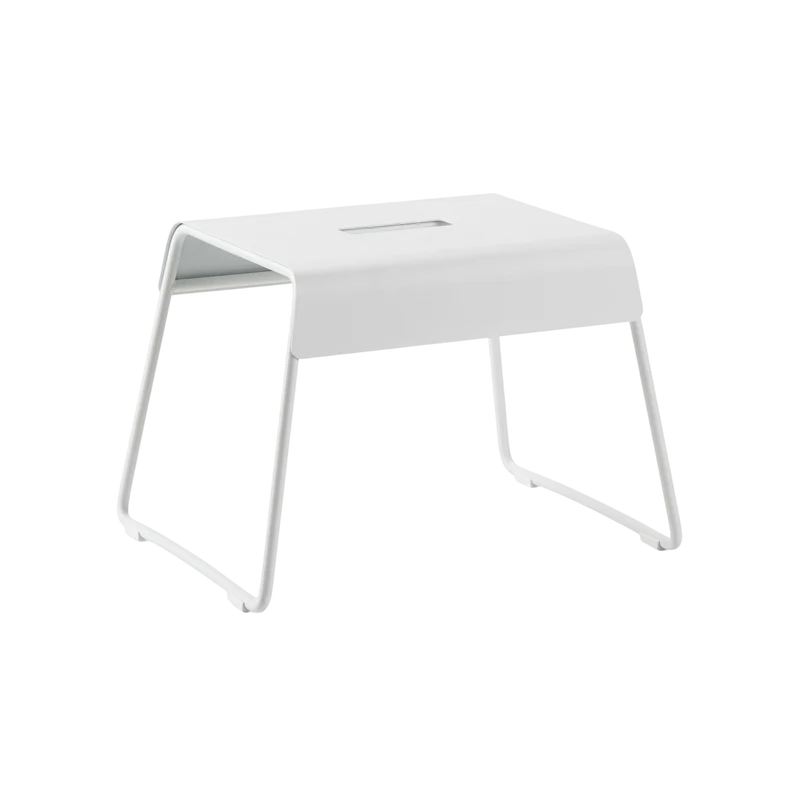 Hocker Zone Stahl, Weiss