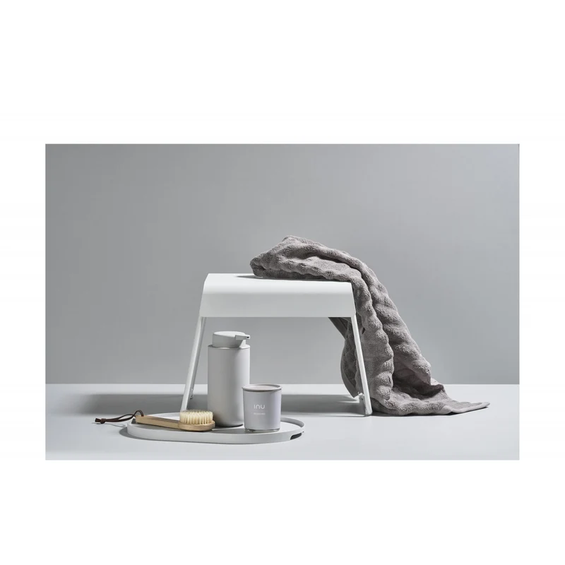 Hocker Zone Stahl, Weiss