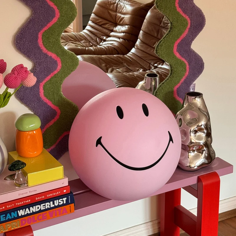 Lampe Smiley Pink XL