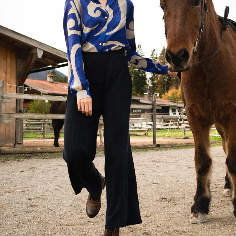 Hose Bianca Navy