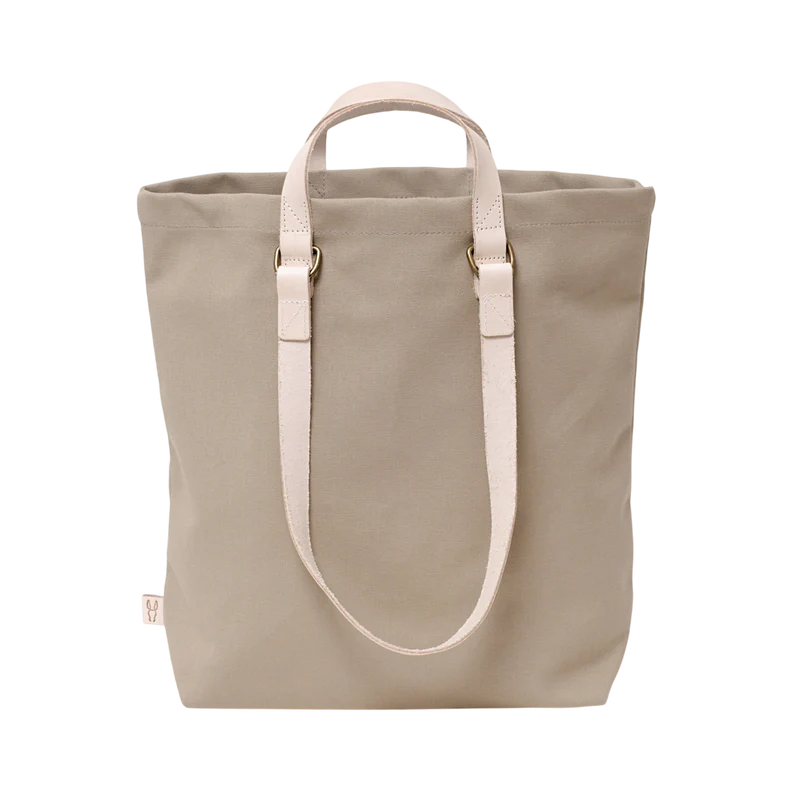 Shopper Sam Sand, Leder Natur