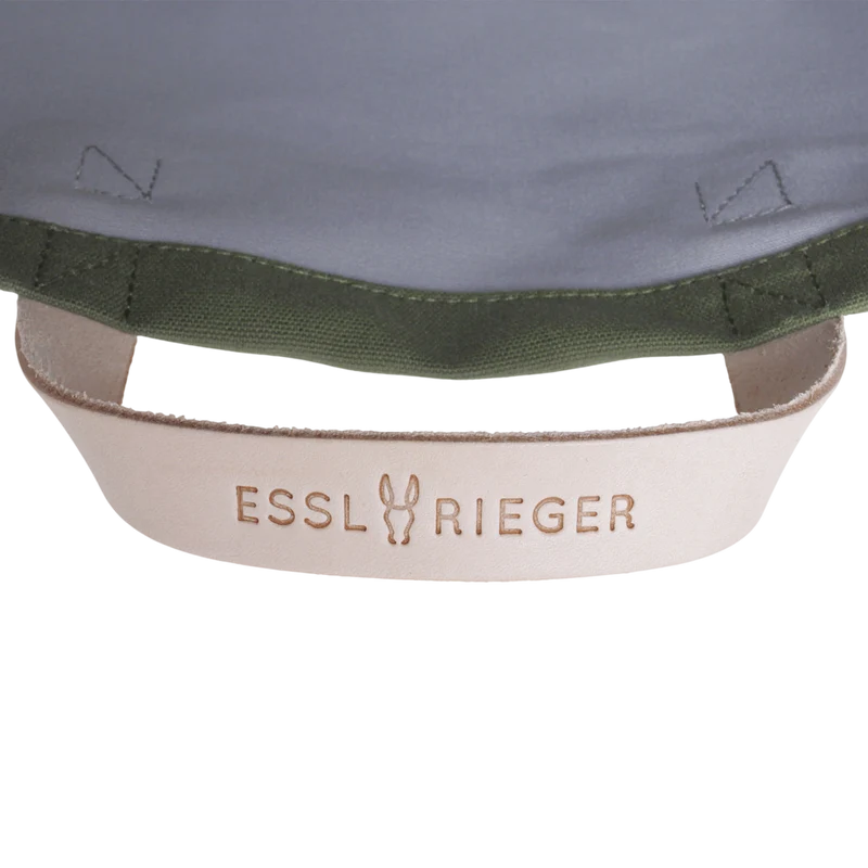 Shopper Sam Oliv, Leder Natur