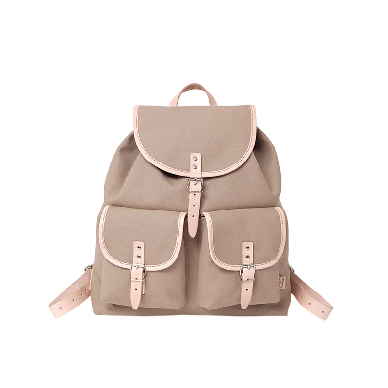 Rucksack Georgia Leder Natur Sand