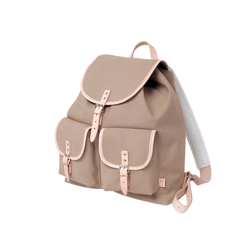 Rucksack Georgia Leder Natur Sand