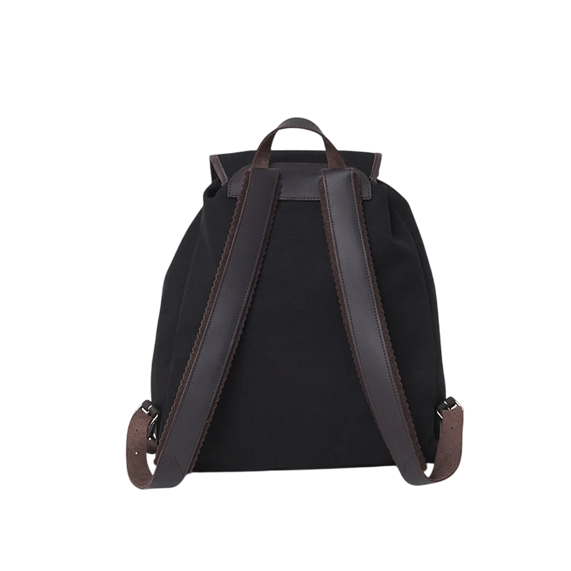 Rucksack Georgia Leder Braun Schwarz