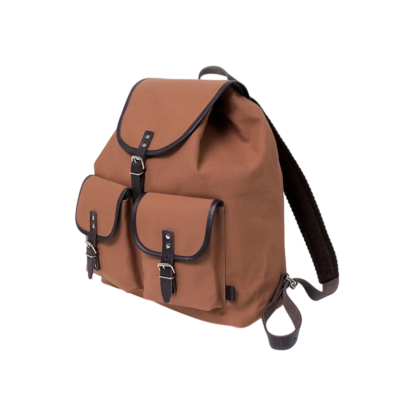 Rucksack Georgia Leder Braun Mahagoni