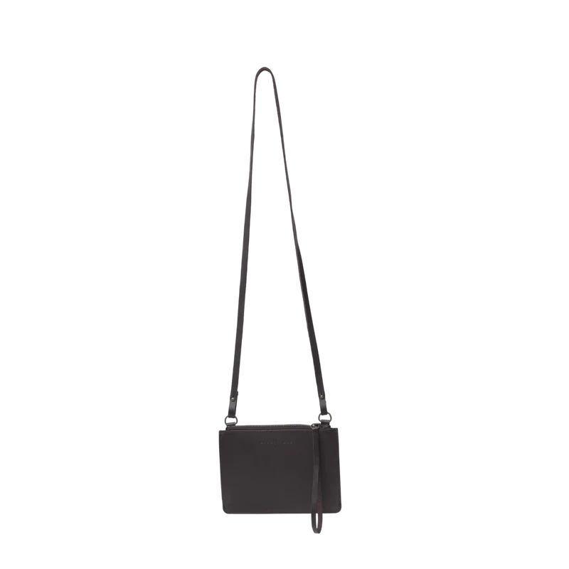 Clutch Chelsea Leder Braun