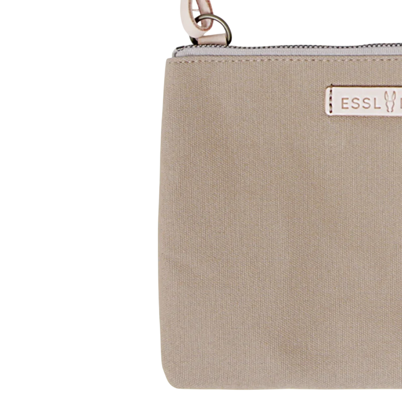 Clutch Charlie Sand, Leder Natur