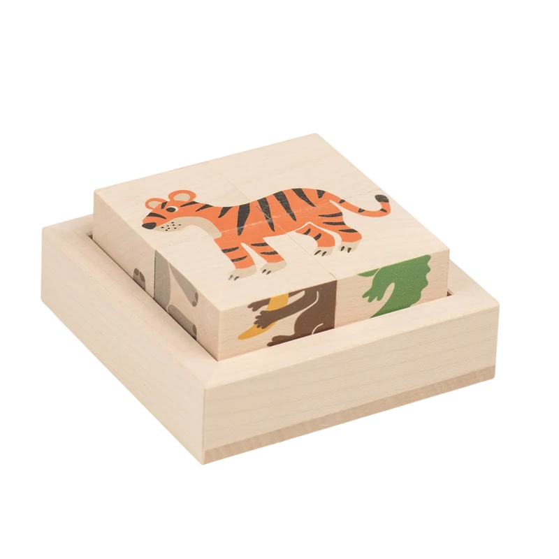 Würfelpuzzle Wild