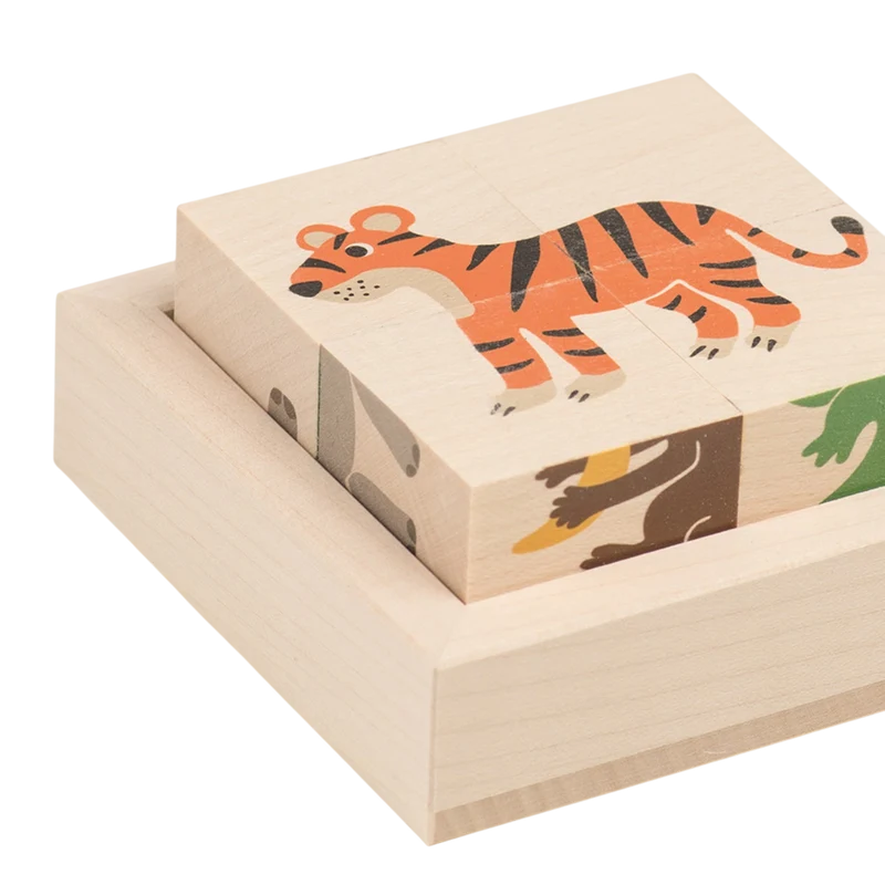 Würfelpuzzle Wild