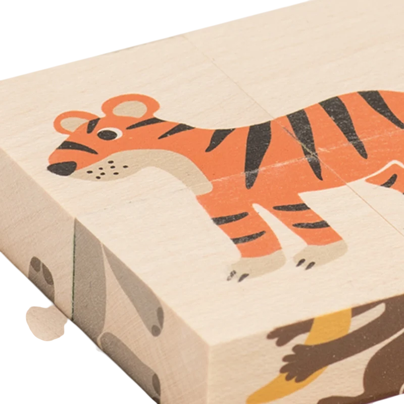 Würfelpuzzle Wild