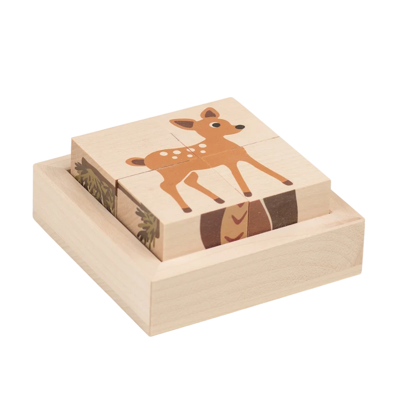 Würfelpuzzle Wald