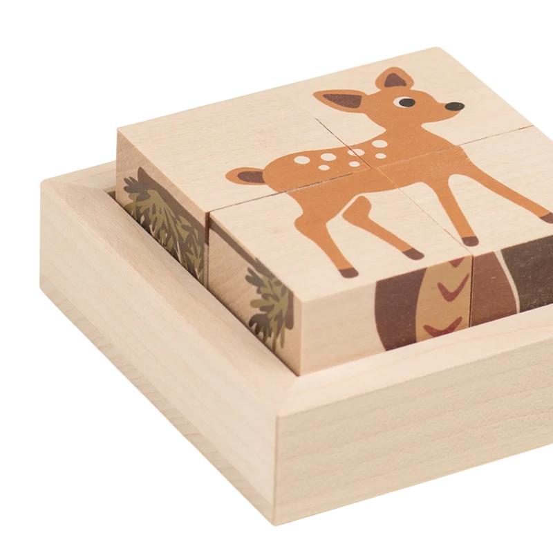 Würfelpuzzle Wald