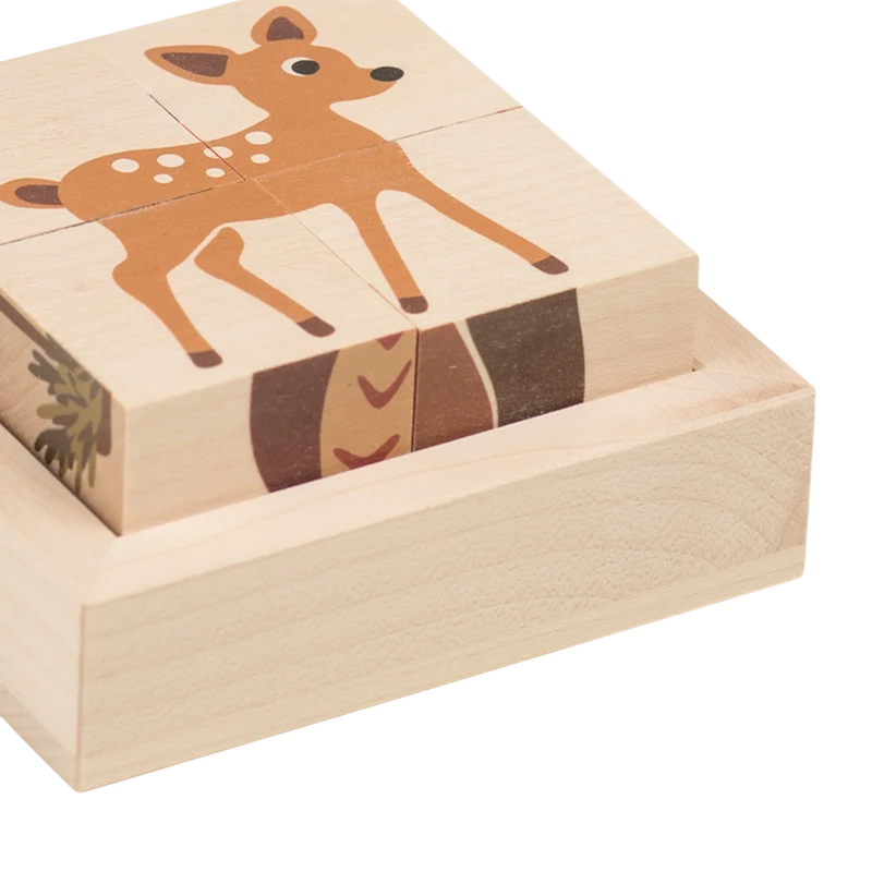 Würfelpuzzle Wald