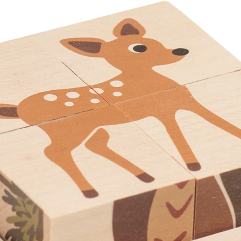 Würfelpuzzle Wald