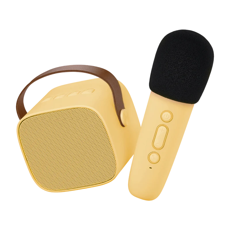 Karaoke-Set Yellow Pastel