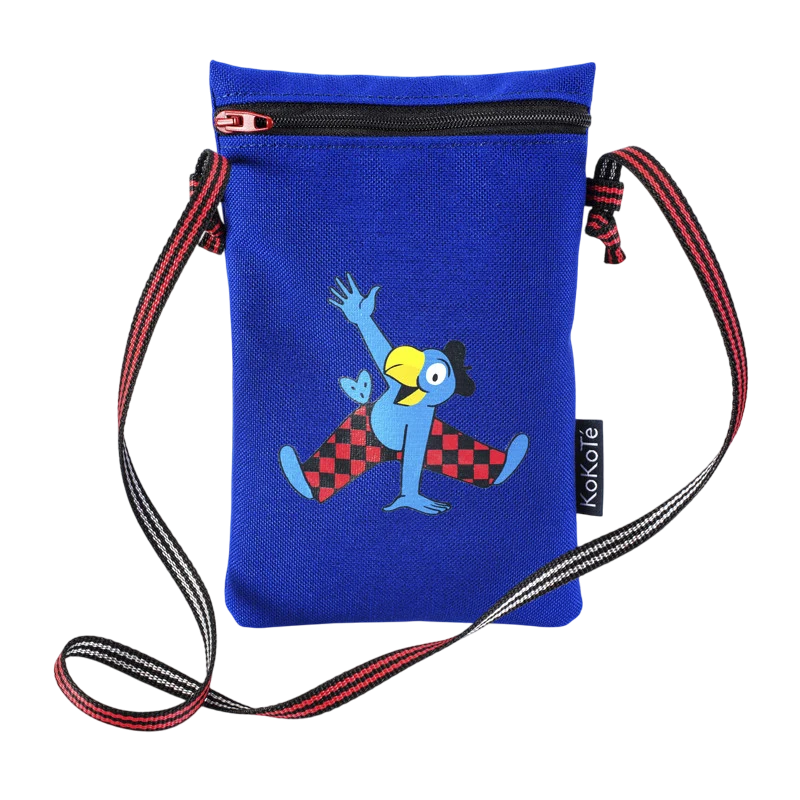 Täschchen Globi Kolibri blau