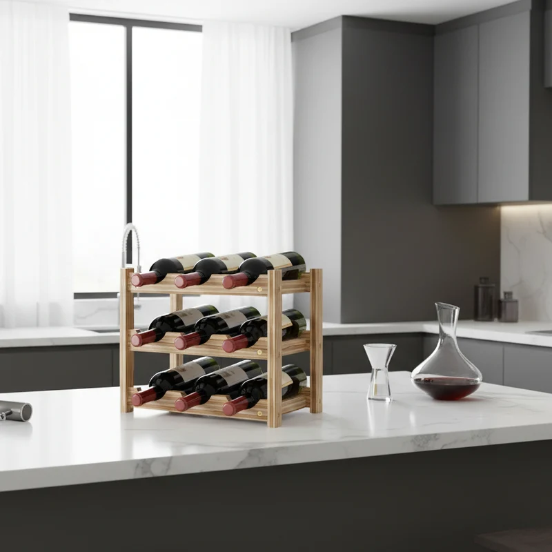 RANGE BOUTEILLE MEUBLE | VineaGrille™ - 12 Bouteilles