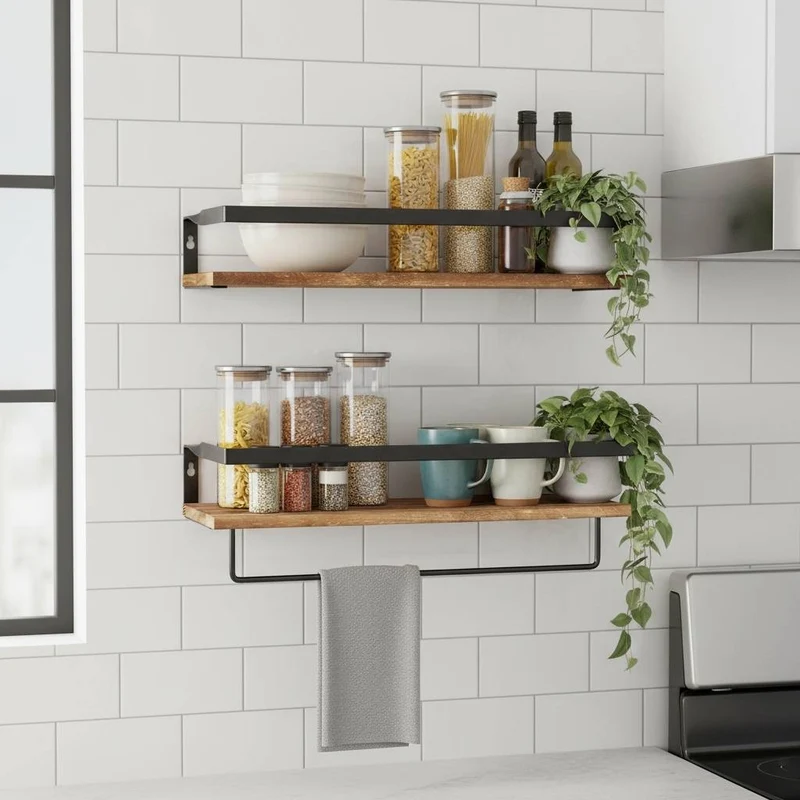 ETAGERES MURALES CUISINE | RustiFix™
