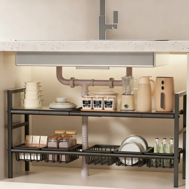 RANGEMENT SOUS ÉVIER CUISINE | SinkMaster™