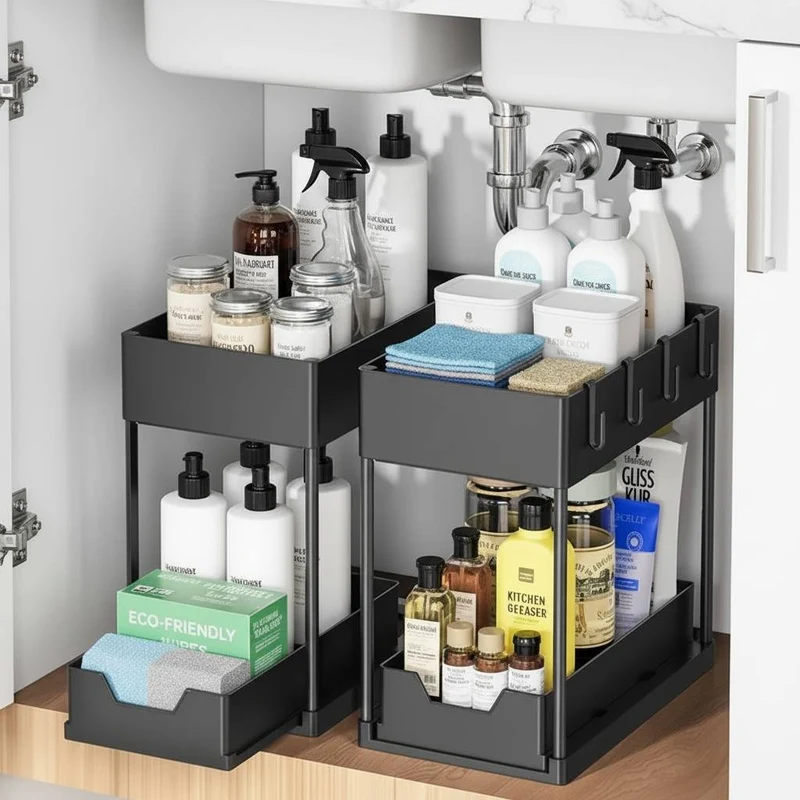 RANGEMENT SOUS EVIER COULISSANT | OptiSous™
