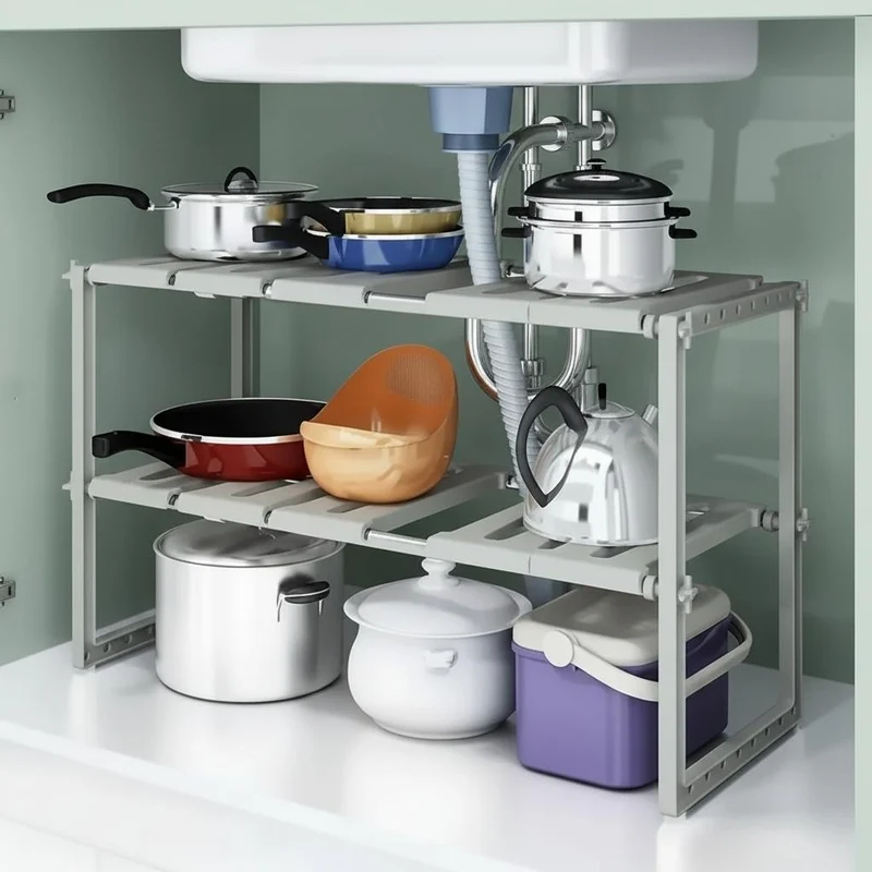 ETAGERE SOUS EVIER | SlideStore™ Gris