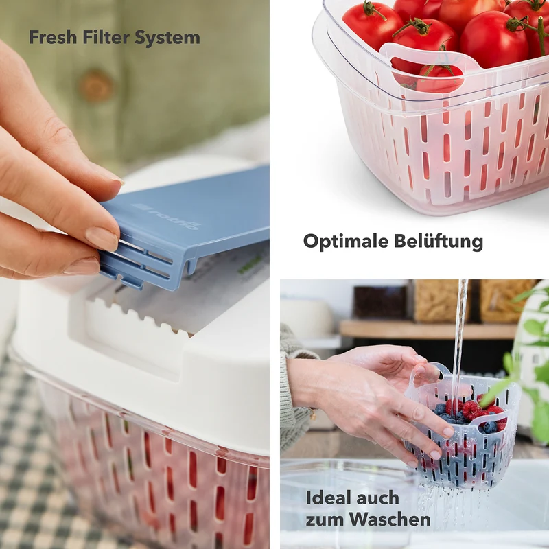 Dynamic Frischeboxen 1,6 L mit 4er-Filter