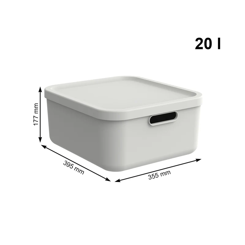 Aufbewahrungsbox 20l 2er-Set ALBULA LIGHT