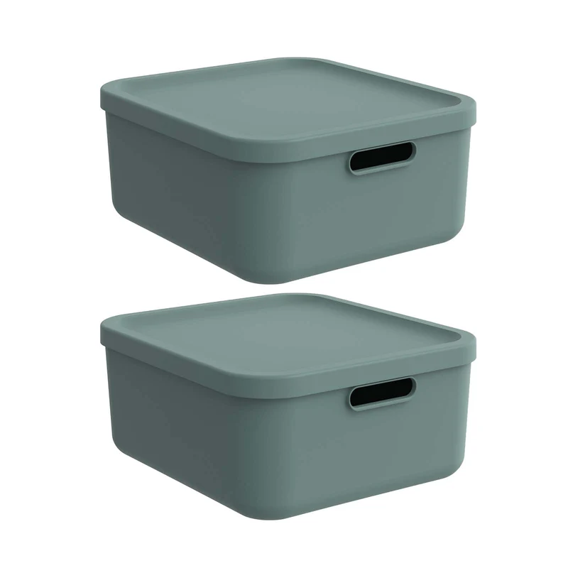Aufbewahrungsbox 20l 2er-Set ALBULA LIGHT