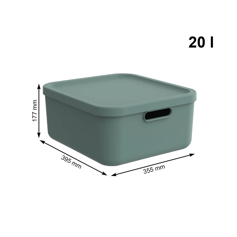 Aufbewahrungsbox 20l 2er-Set ALBULA LIGHT