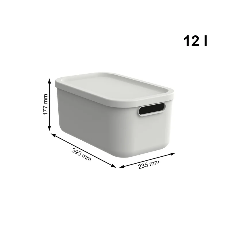 Aufbewahrungsbox 12 l 2er Set ALBULA LIGHT