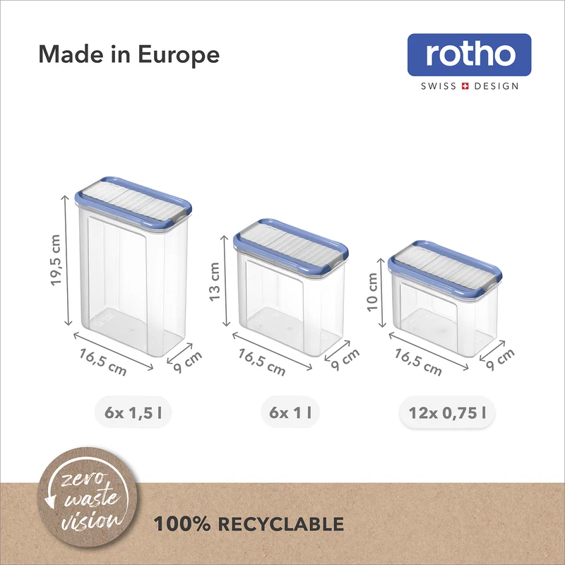Foodkeeper DOMINO - 24-teilig