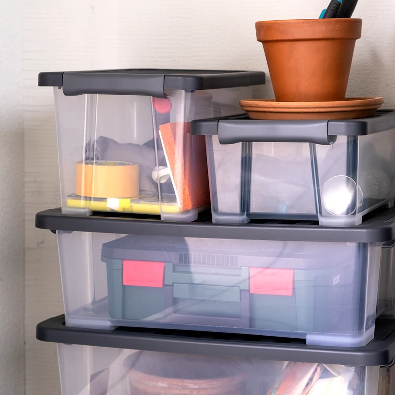 Boxen Set mit Deckel 15 l, 4 tlg. CORE PLUS