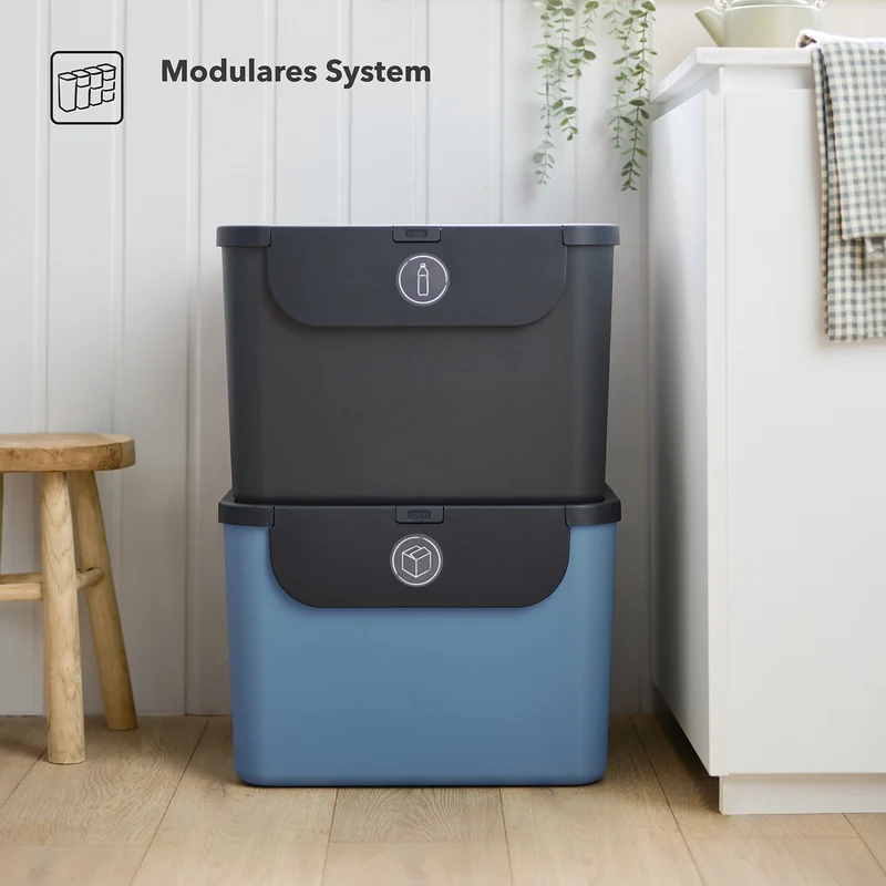 Recyclingbehälter 55 l - 2er Set ALBULA
