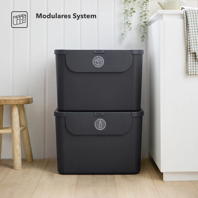 Recyclingbehälter 55 l - 2er Set ALBULA