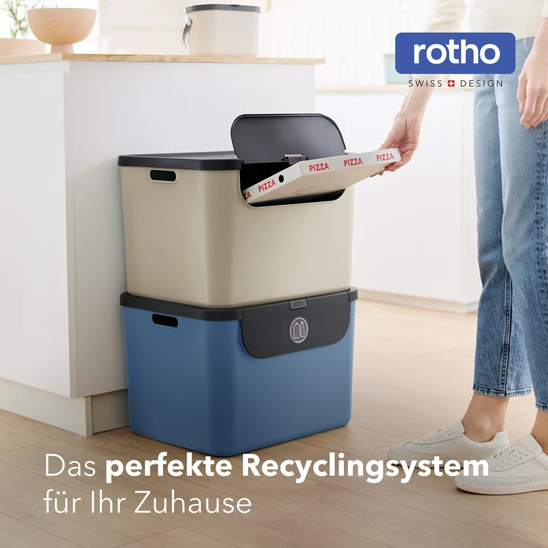 Recyclingbehälter 55 l - 2er Set ALBULA