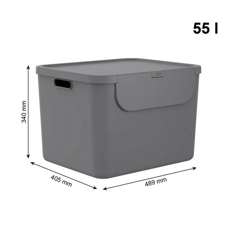 Recyclingbehälter 55 l - 2er Set ALBULA
