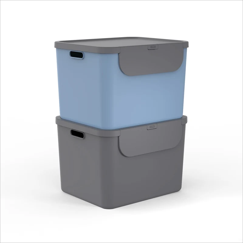 Recyclingbehälter 55 l - 2er Set ALBULA