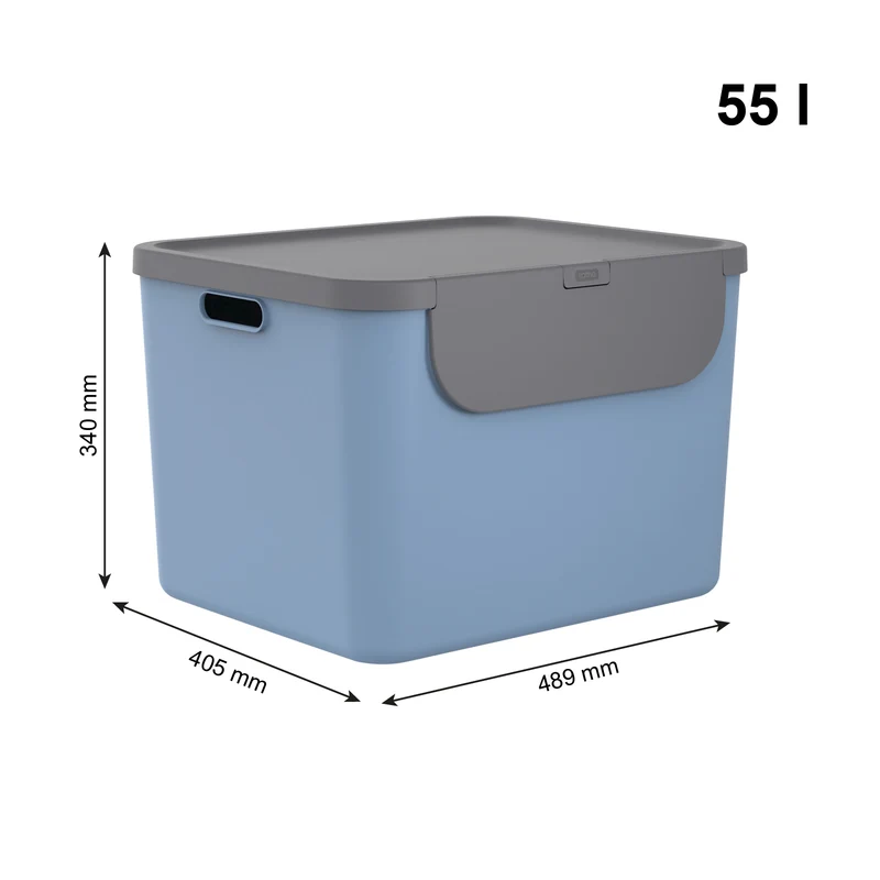 Recyclingbehälter 55 l - 2er Set ALBULA