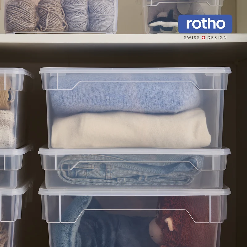 Set Clearbox Sweater 18l, 4 tlg. CLEAR | Horizon Blue transparent