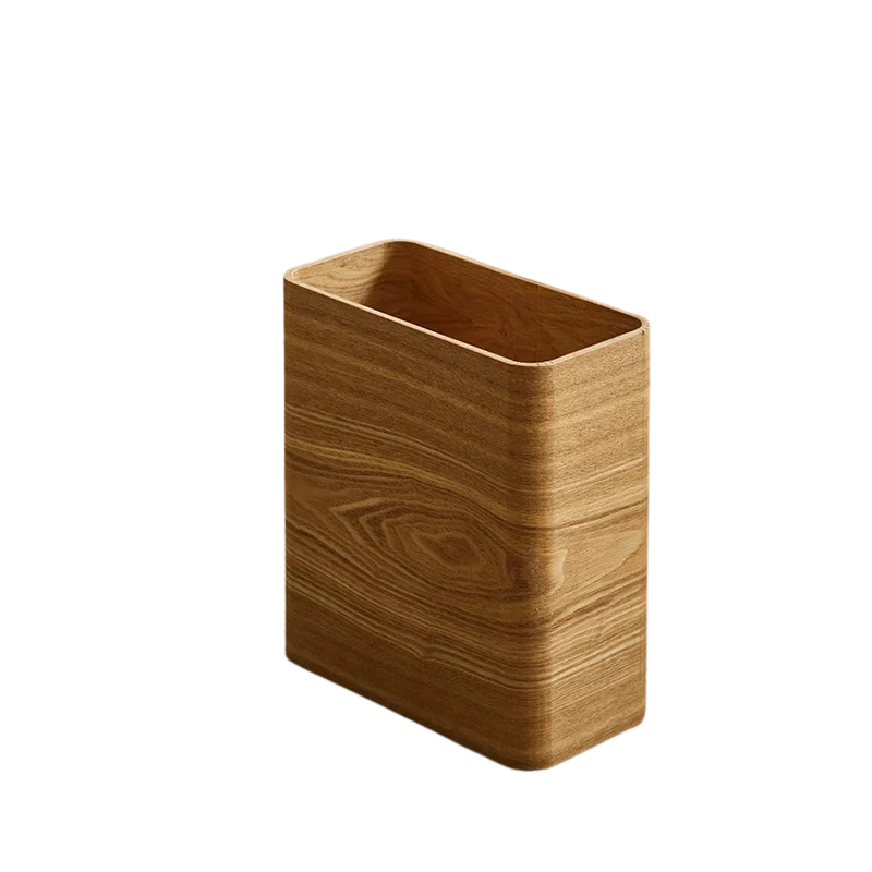 Poubelle en Bois Durable
