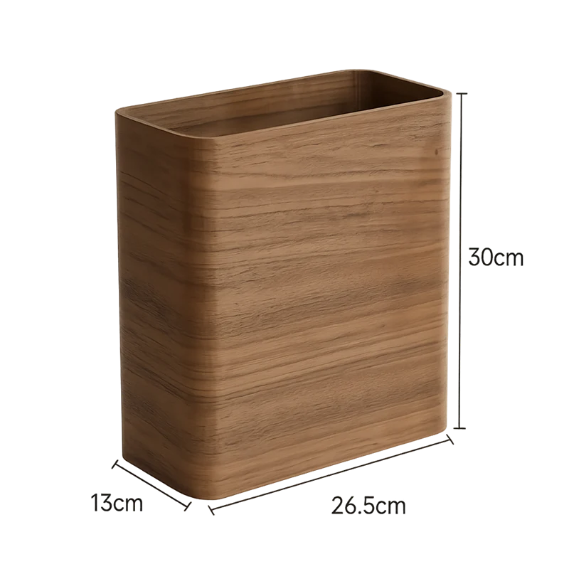Poubelle en Bois Durable