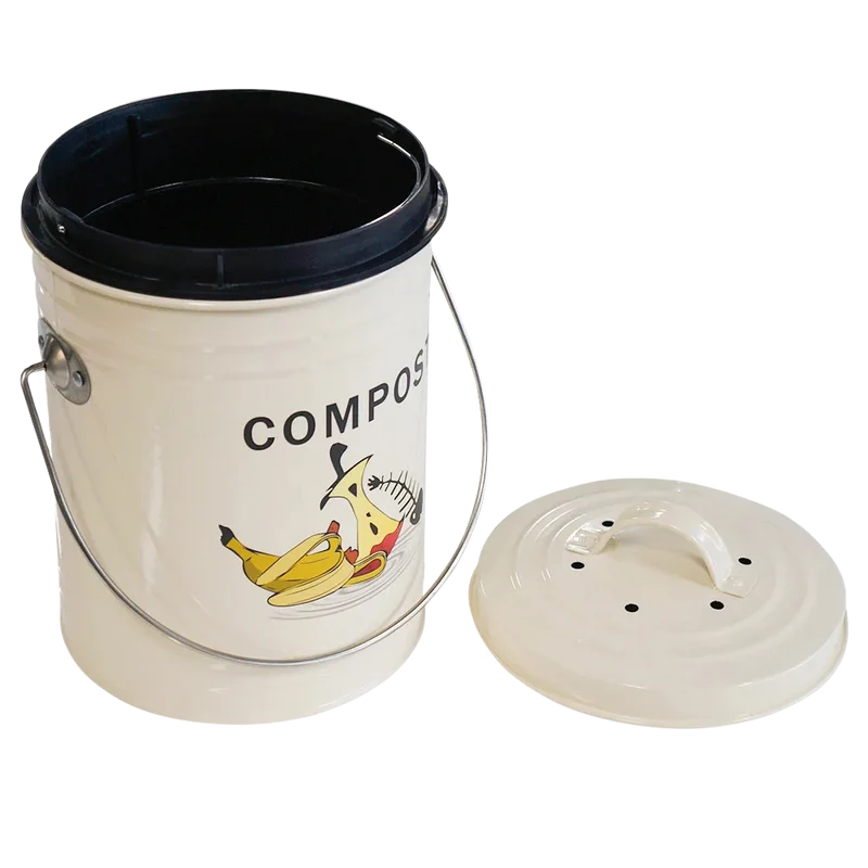 Composteur rond en métal