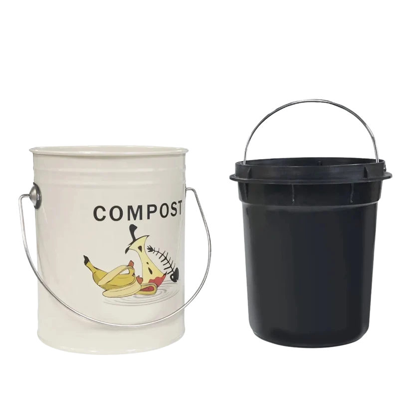 Composteur rond en métal