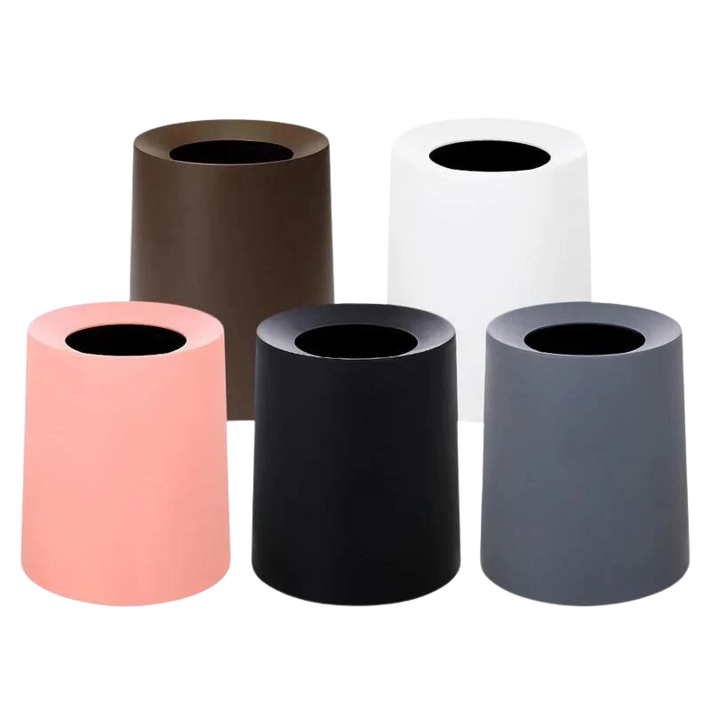 Poubelle ronde à double couche