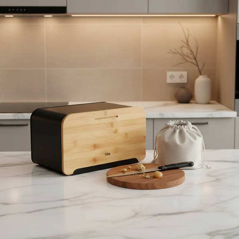 HUCHE À PAIN MODERNE | Noirvia™