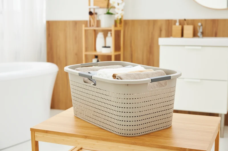 2er Set Country Wäschekorb 40l 2tlg.