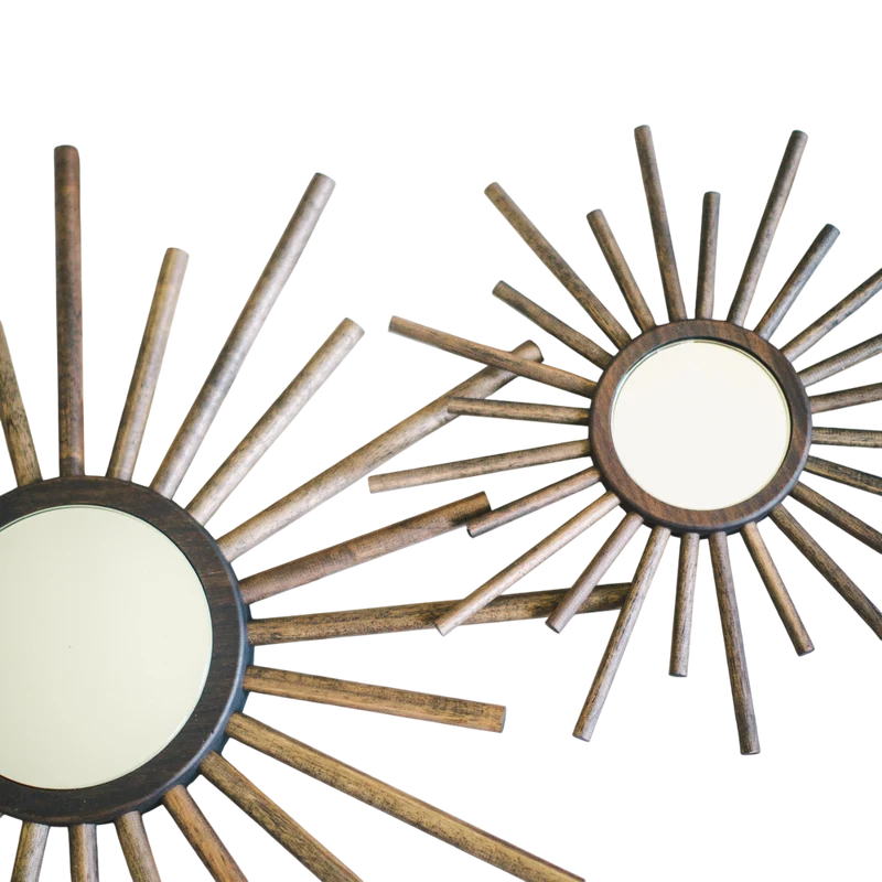 Sole the mirror Nussbaum dunkel L