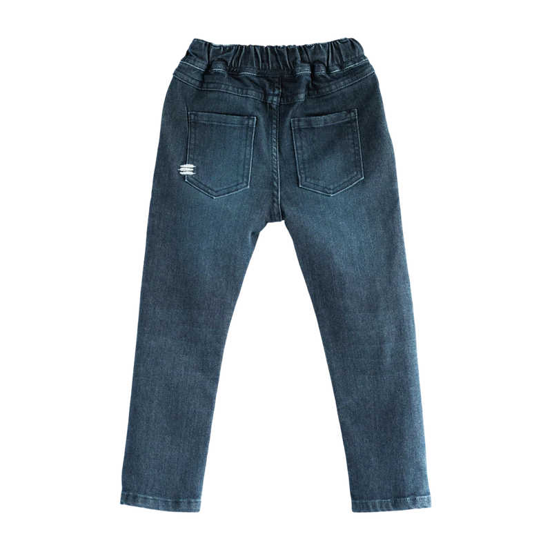 Pull-On Jeans stonewashed