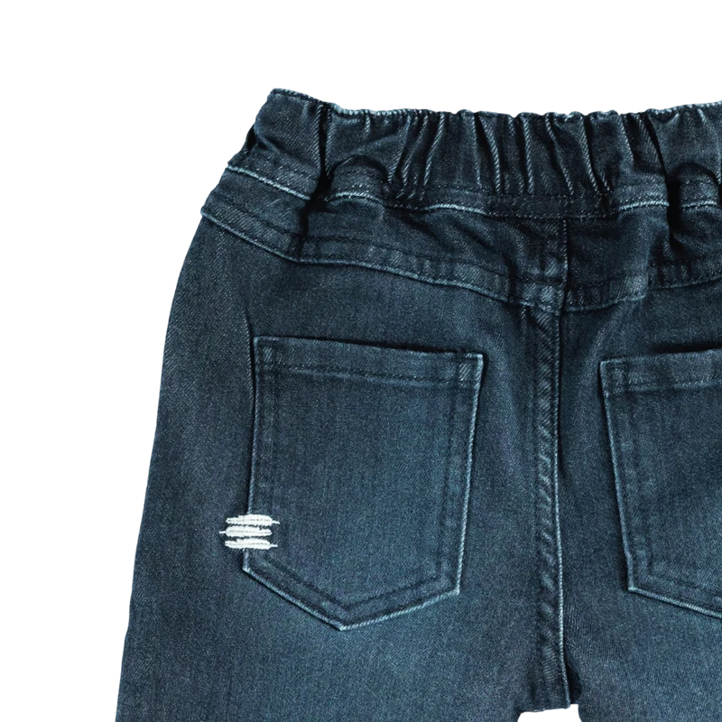 Pull-On Jeans stonewashed